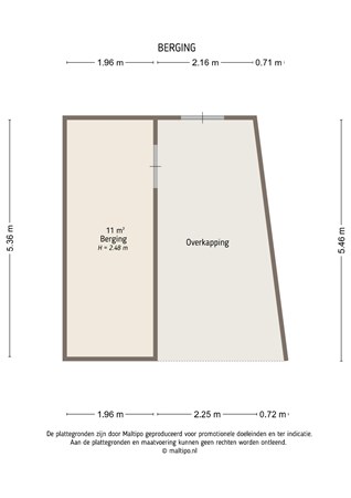 Floorplan - Copierlaan 130, 4143 GD Leerdam